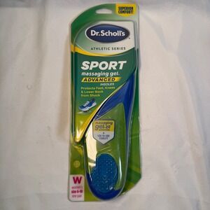 Dr. Scholls Athletic Series Sport Massaging Gel Advanced Insoles Women Size 6-10